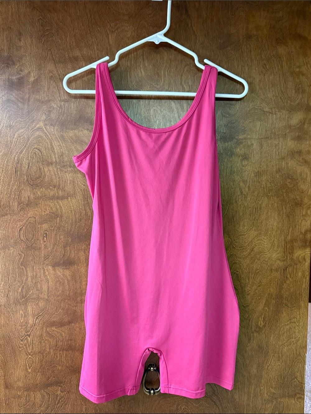 Bright Pink Sleeveless Romper